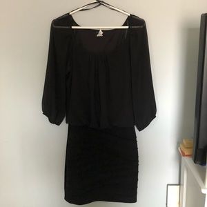 Black dress- size medium, only worn once!